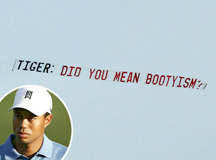 Tiger Woods, Plane Message Tiger Woods, Plane Message